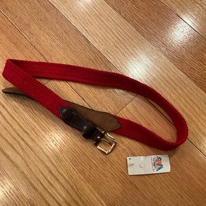 Talbots Kids Red Elastic Belt
